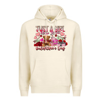 Tofu just  girl who loves valentines day Premium Hoodie - RacoonDesign