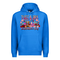True Royal just  girl who loves valentines day Premium Hoodie - RacoonDesign