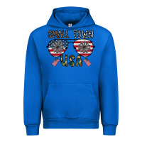 Cobalt small town usa Urban Hoodie - CowhideDigitalArt