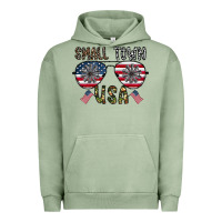 Pigment Oil Green small town usa Urban Hoodie - CowhideDigitalArt