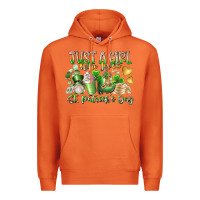 Carrot Just a Girl who Loves Saint Patrick's Day Premium Hoodie - RacoonDesign