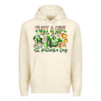 Sandshell Just a Girl who Loves Saint Patrick's Day Premium Hoodie - RacoonDesign