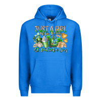 True Royal Just a Girl who Loves Saint Patrick's Day Premium Hoodie - RacoonDesign