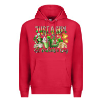 Cardinal Just a Girl who Loves Saint Patrick's Day Premium Hoodie - RacoonDesign