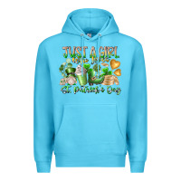 Just A Girl Who Loves Saint Patrick's Day Premium Hoodie | Teevron