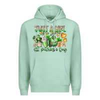 Seafoam Just a Girl who Loves Saint Patrick's Day Premium Hoodie - RacoonDesign