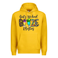 Lemon girl's weekend booze & besties Premium Hoodie - CowhideDigitalArt
