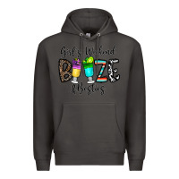 Smoke girl's weekend booze & besties Premium Hoodie - CowhideDigitalArt