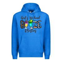 True Royal girl's weekend booze & besties Premium Hoodie - CowhideDigitalArt