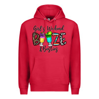 Cardinal girl's weekend booze & besties Premium Hoodie - CowhideDigitalArt