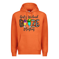 Carrot girl's weekend booze & besties Premium Hoodie - CowhideDigitalArt
