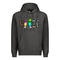 Charcoal Heather girl's weekend booze & besties Premium Hoodie - CowhideDigitalArt