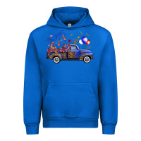 Cobalt western truck fourth of july Urban Hoodie - FaDigitalArtStudio