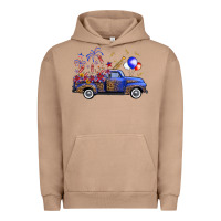 Pigment Burro western truck fourth of july Urban Hoodie - FaDigitalArtStudio