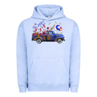 Pigment Grape Ice western truck fourth of july Urban Hoodie - FaDigitalArtStudio