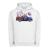 Pigment Lunar Rock western truck fourth of july Urban Hoodie - FaDigitalArtStudio