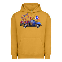 Pigment Peanut Butter western truck fourth of july Urban Hoodie - FaDigitalArtStudio