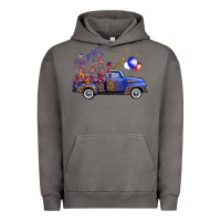 Pigment Tornado western truck fourth of july Urban Hoodie - FaDigitalArtStudio