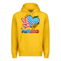 Lemon america with heart Premium Hoodie - HRA Design Shop