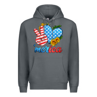 Rock america with heart Premium Hoodie - HRA Design Shop
