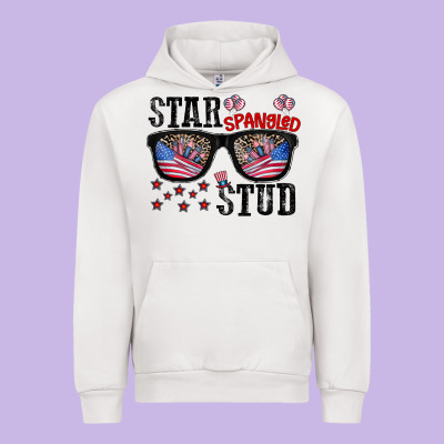 Star Spangled Stup Urban Hoodie Designed By Cowhidedigitalart