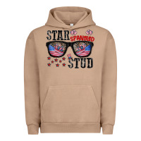 Pigment Burro star spangled stup Urban Hoodie - CowhideDigitalArt