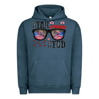 Pigment Midnight Navy star spangled stup Urban Hoodie - CowhideDigitalArt