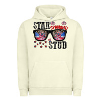 Pigment Pistachio star spangled stup Urban Hoodie - CowhideDigitalArt