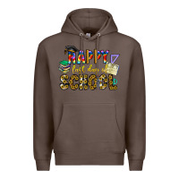 Coffee happy last day of school Premium Hoodie - CowhideDigitalArt