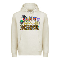Oatmeal Heather happy last day of school Premium Hoodie - CowhideDigitalArt