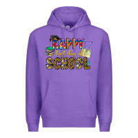 Purple happy last day of school Premium Hoodie - CowhideDigitalArt