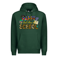 Sports Green happy last day of school Premium Hoodie - CowhideDigitalArt
