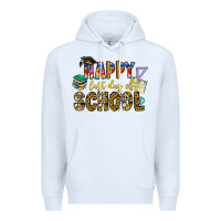 White happy last day of school Premium Hoodie - CowhideDigitalArt