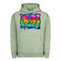 Pigment Oil Green lgbtq gender gay symbol Urban Hoodie - HRA Design Shop