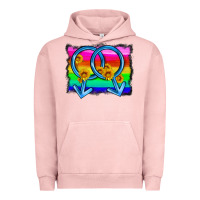 Pigment Salmon lgbtq gender gay symbol Urban Hoodie - HRA Design Shop