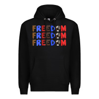 Black 4th of july freedom Premium Hoodie - HRA Design Shop