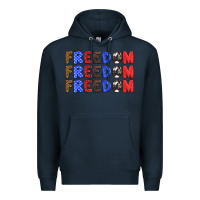 Navy 4th of july freedom Premium Hoodie - HRA Design Shop