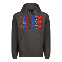 Smoke 4th of july freedom Premium Hoodie - HRA Design Shop