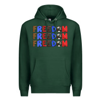 Sports Green 4th of july freedom Premium Hoodie - HRA Design Shop