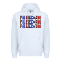 White 4th of july freedom Premium Hoodie - HRA Design Shop