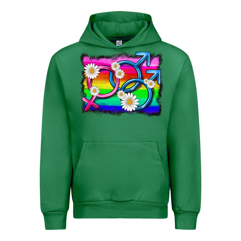 Lgbtq Gender Bisexuality Symbol Urban Hoodie by HRA Design Shop | Teevron