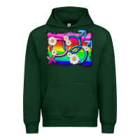 Forest Green lgbtq gender bisexuality symbol Urban Hoodie - HRA Design Shop