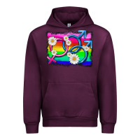 Mauve Wine lgbtq gender bisexuality symbol Urban Hoodie - HRA Design Shop