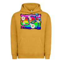 Pigment Peanut Butter lgbtq gender bisexuality symbol Urban Hoodie - HRA Design Shop