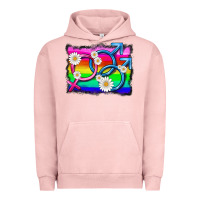 Pigment Salmon lgbtq gender bisexuality symbol Urban Hoodie - HRA Design Shop