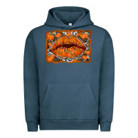 Pigment Midnight Navy fall lips Urban Hoodie - RacoonDesign