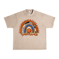 French Oak Basketball Rainbow Urban Heavy Tee - RanaPortraitStore