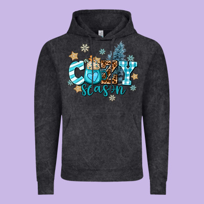 Cozy Season Vintage Hoodie Designed By Adodesignshop