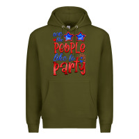 Army Green we people like the party Premium Hoodie - HRA Design Shop