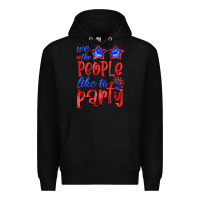 Black we people like the party Premium Hoodie - HRA Design Shop